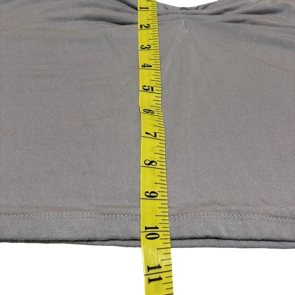 WHITE FOX 95% Modal Light Gray Cropped Tank Size Medium - Picture 6 of 8